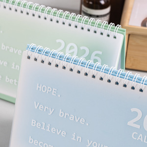 <strong>2026</strong> <strong>New</strong>-Style Desk Calendar Waterproof Spiral-Bound Korean-Style Minimalist Desk Calendar - Product Image 3