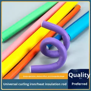 Éponge multifonctionnelle résistante à la chaleur pour fer à friser Barre universelle en caoutchouc Outil de coiffage à pression froide pour cheveux bouclés Paresseux - Product Image 2