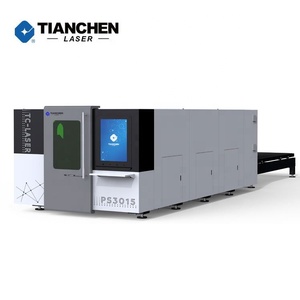Máquina de corte por láser de acero inoxidable de 6000 kW con mesa de intercambio F Iber, tipo cerrado 3015, de 20 mm, 1500 mm x 3000 mm, metal de 10 mm - Product Image 3
