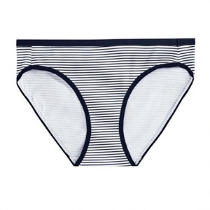 Braguitas de Bikini Triangulares de Cintura Media para Mujer, Talla Grande, de Algodón Sin Costuras, Antibacterianas, Ecológicas, con Logotipo en la Cintura - Product Image 3