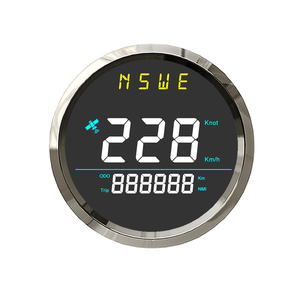Compteur de vitesse GPS réglable 85 mm 0-999 km/h Knots pour voiture, camion, bateau, moto - Product Image 2