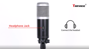 Oem Chuyên Nghiệp Condenser <span class=keywords><strong>USB</strong></span> Studio <span class=keywords><strong>Microphone</strong></span> Máy Tính Để Bàn Tai Nghe Với Tiếng Ồn Di Động Hủy Bỏ Chức Năng Cho Ghi Âm Trực Tiếp - Product Image 6