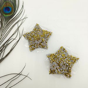 Cache-tétons en strass, pasties ornées, autocollants brillants, glands ornés <span class=keywords><strong>de</strong></span> pierres, strass adhésifs pour les seins pour femmes, tenue <span class=keywords><strong>de</strong></span> festival - Product Image 2