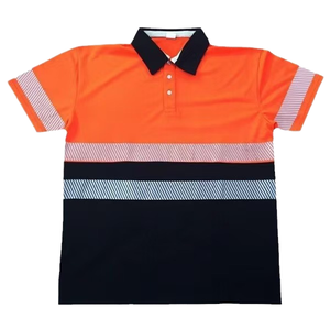 Nuova Maglietta WeiGuang a Maniche Corte, Traspirante, Riflettente, Impermeabile in Poliestere, ad Asciugatura Rapida, per l'Estate, Certificata ANSI Classe 2 EN - Product Image 1