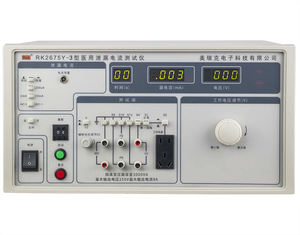 Medische lekstroomtester RK2675YM-3. Transformatorcapaciteit: 3000VA. Spanning: 300V. Nauwkeurigheid: 5%. Geluids- en lichtalarm. - Product Image 2