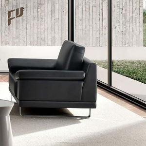 फैक्टरी मूल्य सस्ते रिसेप्शन सोफा सेट 1 + 1 + 3 कार्यालय कमरे अवकाश फर्नीचर कार्यकारी लोकप्रिय डिजाइन चमड़े के सोफे - Product Image 4