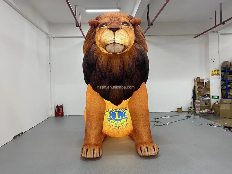 Giant Chinese Lion Stage Decorated Decor