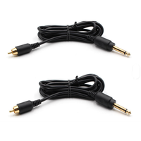 Nouveau produit en gros : Câble audio blindé en PVC, mono, pour guitare électrique