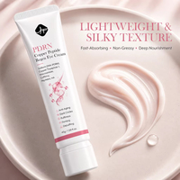 Crème Contour des Yeux Anti-Âge Raffermissante et Hydratante au Collagène PDRN GHK-Cu, Peptide de Cuivre, pour Atténuer les Rides et les Cernes