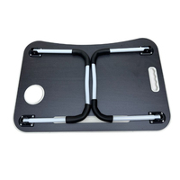 Soporte de Escritorio Plegable y Extensible para Portátil, Ajustable en Altura, de Madera, para el Hogar, Dormitorio o Residencia Universitaria
