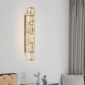 Luce da <span class=keywords><strong>parete</strong></span> di cristallo di lusso per <span class=keywords><strong>soggiorno</strong></span> con luce da <span class=keywords><strong>parete</strong></span> da appendere a <span class=keywords><strong>parete</strong></span> lampada da letto lampada da comodino hotel corridoio scala lampade a LED - Product Image 4