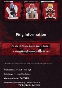 <span class=keywords><strong>Figurine</strong></span> PVC Authentique Originale Popmart Gong Nar Utoo Série Shippuden Thème Organisation <span class=keywords><strong>Akatsuki</strong></span> Boîte Mystère Japonaise - Product Image 5