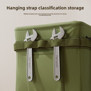 Organizador <span class=keywords><strong>de</strong></span> <span class=keywords><strong>Herramientas</strong></span>, Bolsa <span class=keywords><strong>de</strong></span> Transporte Plegable Multifuncional con Bolsillos Laterales, Tela Oxford Gruesa, Bolsa <span class=keywords><strong>de</strong></span> Almacenamiento <span class=keywords><strong>de</strong></span> <span class=keywords><strong>Herramientas</strong></span> Moderna y Minimalista - Product Image 4