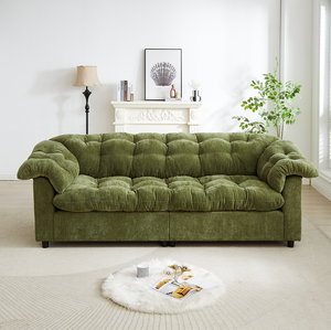 Fabric Convertible Modern Comfort Deep Seat <b>Sofa</b> Set Upholstered Fluffy Cloud <b>Sofa</b> for Apartment & Hotel <b>Living</b> <b>Rooms</b> - Product Image 3