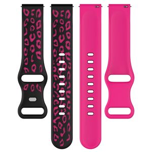 फैशन तेंदुए प्रिंट के लिए सांस लेने योग्य नरम आरामदायक आकर्षण बैंड, चमकदार नरम आरामदायक आकर्षण बैंड 18 मिमी 20 मिमी - Product Image 4