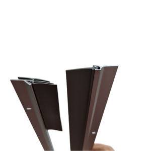 <span class=keywords><strong>Burlete</strong></span> moderno de <span class=keywords><strong>aluminio</strong></span> para puertas con sello de vinilo, escobilla inferior personalizada para ventanas y puertas, tira de sellado impermeable - Product Image 3