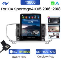 Android13 Auto-GPS-Navigation für KIA Sportage 4 2016 2017 2018 2019 KX5 FM-Radio BT Wireless CarPlay Autoradio-Gerät