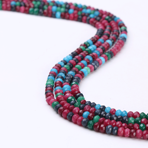 Cuentas de Piedras Preciosas Sueltas de Ojo de Gato y Ágata de Piedra Lunar Arcoíris en Venta, Mineral Pulido de 8 mm, Ojo de Gato Azul y Piedra Lunar de 3 mm - Product Image 1