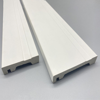 Vente en gros de plinthe décorative imperméable et facile à installer pour intérieur Plinthe en polystyrène ps blanc