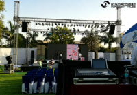 Sistema de Elevación de Truss para Escenarios de Alta Capacidad, Estable y Antivibración, para Montaje de Pantallas LED y Line Array en Conciertos a Gran Escala