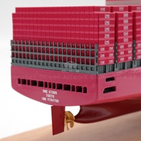 O.A.S Fabricant Modèle de bateau de haute qualité Cadeaux d'affaires Échelle 1:888 Modèles de bateau cargo personnalisé 45cm ONE Container Ship Model