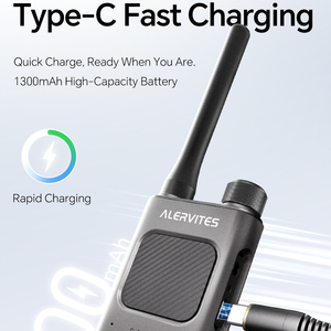 <span class=keywords><strong>Radio</strong></span> Intelligente Baofeng Alervites AT2 2W <span class=keywords><strong>UHF</strong></span> con Supporto Bluetooth, Walkie Talkie AI Offline per Avventure Fuori Rete - Product Image 5