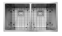 Évier de cuisine double en acier inoxydable fait main 304 SS, grand évier profond, OEM ODM personnalisé