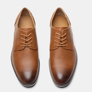 Mens Giày Thường Thương Mại Nước Ngoài Cộng Với Kích Thước Duy Nhất Giày Màu Bị Chặn Thoáng Khí Cross-Biên Giới Thoải Mái Giày Da Giản Dị - Product Image 2