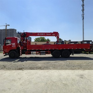 รถเครนไฮดรอลิกติดตั้งบนรถบรรทุก Dongfeng 6X4 แบบสั่งทำพิเศษ แข็งแรงทนทาน สำหรับงานก่อสร้างสะพานและการขนส่งอุปกรณ์ - Product Image 3
