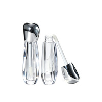 Tube de brillant à lèvres rond LMX en promotion, 2 ml, vide, avec applicateur, en plastique, de l'usine chinoise d'emballages cosmétiques