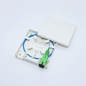 Serat Optik 2 Port 1/2/4 F Stopkontak Faceplate Dinding Kotak FTTH Termin - Product Image 1