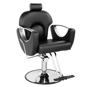 Sillón de Barbería Hidráulico Moderno, Giratorio 360°, Altura Ajustable, con Reposacabezas para Peluquería - Product Image 6