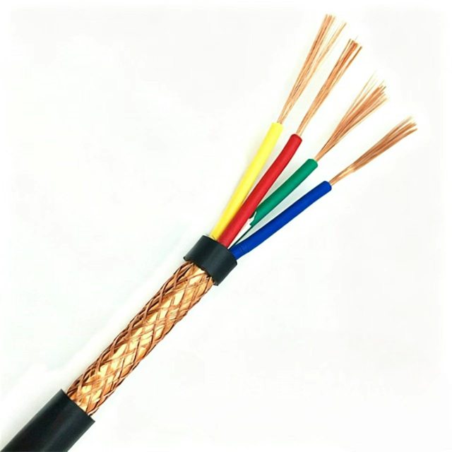 KVVRP 2/3/4*2.5mm² Copper Braided Shielded Control Cable, in Stock and Ready for Immediate Dispatch, for signal Transmission