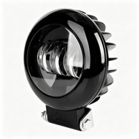 Lampe de travail LED ronde de 4,5 pouces 30W, étanche IP68, 12-48V, lampe auxiliaire pour conduite tout-terrain, voiture, camion, chariot élévateur, machines