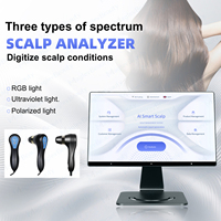 Máquina Profesional de Análisis de Cuero Cabelludo y Cabello con IA, Fuente de Luz Automática, Informe Completo para Centros de Gestión de Salones de Belleza