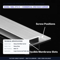 Cadre en profilé d'aluminium anodisé argenté pour boîtier de boîte à lumière à film souple et affichage rétroéclairé