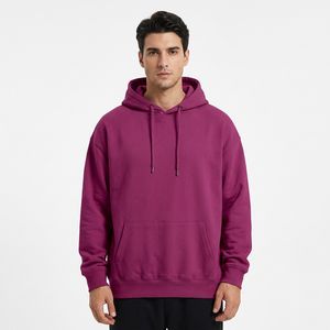 Sweat à capuche pour homme, doublé, anti-plis, en polaire, séchage rapide, avec logo personnalisé, en coton écologique respirant, fournisseur OEM, vêtements en gros - Product Image 1