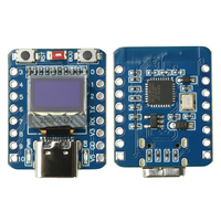 Carte de développement Supermini ESP32-C3 avec écran OLED de 0,42 pouce, affichage à lumière blanche, BT, interface Type-C