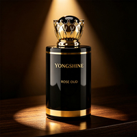 Botol Parfum Silinder Mewah 50ml dengan Pompa Semprot Botol Parfum dengan Kotak Botol Kosong untuk Pria & Wanita