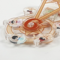 Hengyao marque carrousel bateau Pirate Placements Transparent Shaker étoile dessin animé acrylique grande roue standee