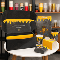Fabricant de contenants jetables en carton pour emballages alimentaires personnalisés et durables (burgers, frites) pour les chaînes de cafés