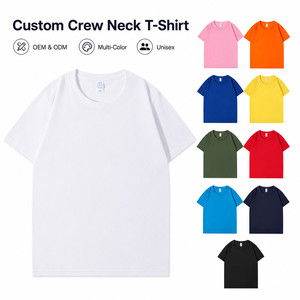 Camiseta Personalizada de 180g, 55% Algodón, Mezcla de Poliéster, Cuello Redondo, Transpirable, para Hombre, para Eventos de Empresa o Equipo - Product Image 1