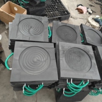 Plaque de protection pour grue personnalisée 400*400mm en PE résistant à l'usure et antidérapante, plaque de protection pour camion de levage, plaque de protection en plastique fabriquée
