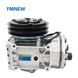 Compresor de <span class=keywords><strong>Aire</strong></span> <span class=keywords><strong>Acondicionado</strong></span> para Automóvil de 12 V/24 V 5266 N83-304141T, N83304141T, ET210L25237C, Tipo York, Compatible con Kenworth - Product Image 3