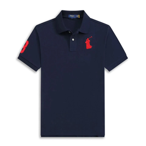 <span class=keywords><strong>Polo</strong></span> da Golf Estiva per Uomo, Taglie S-2XL, 100% Cotone <span class=keywords><strong>di</strong></span> Alta Qualità, Personalizzabile con Logo Ricamato, Manica Corta - Product Image 4