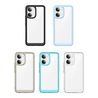 Étui de protection d'objectif d'appareil photo Lichicase Simple Fashion pour Redmi Turbo 5 Turbo 5 Max, coque transparente