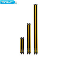SAKADY 1,5 m Barrière de sécurité à capteur de lumière à longue portée de haute qualité 24 V, type à émission supérieure, IP65 M12