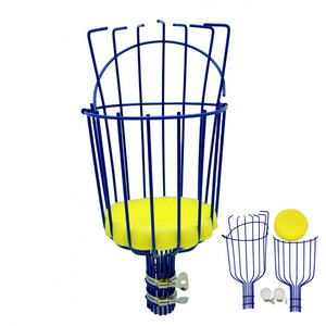 <span class=keywords><strong>Manche</strong></span> télescopique manuel DIY OEM <span class=keywords><strong>avec</strong></span> panier en acier inoxydable pour la cueillette des fruits dans les vergers, longueur personnalisable - Product Image 1