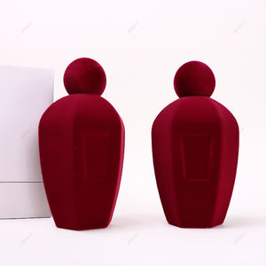 Flaconi Vuoti per Profumo in Vetro Effetto Velluto Rosso da 30ml 50ml 100ml per Produzione di Profumi di Fabbrica - Product Image 3