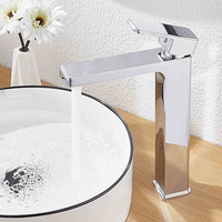 Robinet mélangeur cascade pour lavabo, eau chaude et froide, pour lavabo de salle de bain domestique, vente directe usine